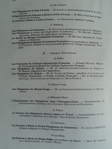 Congrès d'Agriculture Coloniale (21-25 mai 1918).  Compte rendu des travaux publiés sous la direction de M. J. Chailley par A. Fauchère, Tome II : Section des oléagineux.