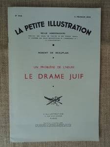 Un problème de l'heure, le drame juif.