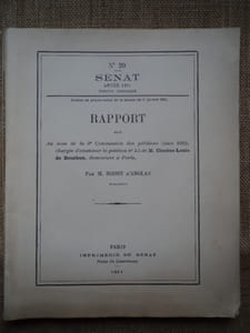 Rapport fait au nom de la 3ème commission des pétitions (mars 1910), chargée d'examiner la pétition n° 44 de M. Charles-Louis de Bourbon (Louis XVII), demeurant à Paris.