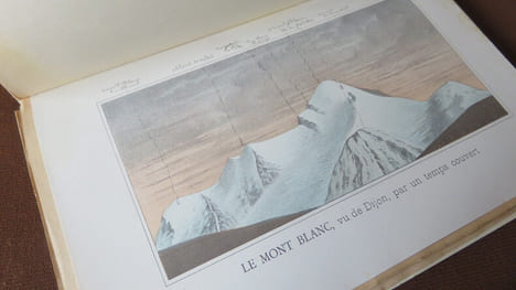 Le Mont-Blanc et les Alpes vus de Dijon.. GABRIEL (Frère).