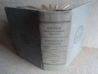 CODEX MEDICAMENTARIUS GALLICUS SEU PHARMACOPOEA GALLICA - PHARMACOPEE FRANCAISE rédigée par ordre du Gouvernement. (TOME 2 SEUL) 