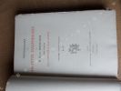 Inventaire des Archives Dauphinoises de M. Henry Morin-Pons, dossiers généalogiques A - C.. [MORIN-PONS] CHEVALIER Ulysse et André LACROIX (rédigé et ...
