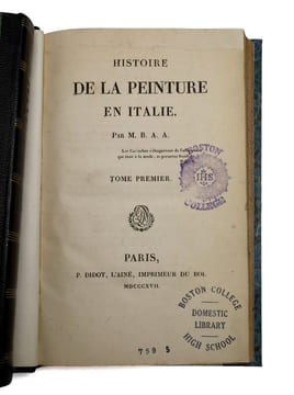 Histoire de la peinture en Italie par M.B.A.A. STENDHAL, Henri BEYLE]