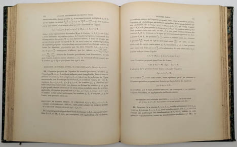 Théorie des nombres. Traité de l'analyse indéterminée du second degré à deux inconnues. DESMARET, Eugène
