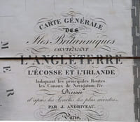 Carte générale des Îles Britanniques contenant l'Angleterre, l'Écosse et l'Irlande. Indiquant les principales routes, les canaux de navigation, &c. Dressé d'après les cartes les plus récentes