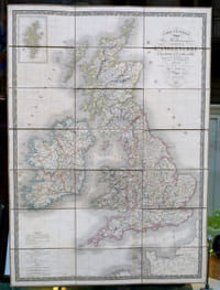 Carte générale des Îles Britanniques contenant l'Angleterre, l'Écosse et l'Irlande. Indiquant les principales routes, les canaux de navigation, &c. Dressé d'après les cartes les plus récentes