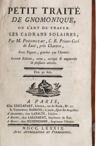 Gnomonique, construction, agronomie, astronomie