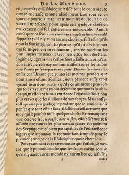 Discours de la méthode pour bien conduire sa raison, & chercher la vérité dans les sciences. Plus la Dioptrique. Et les Météores. Qui sont des essais ...