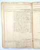 Registre - Journal des affaires de l'administration des h&ocirc;pitaux de Marseille. MANUSCRIT - H&Ocirc;PITAUX DE MARSEILLE