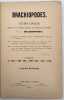 Brachiopodes. &Eacute;tudes Locales. Extraits du Syst&egrave;me Silurien du Centre de la Boh&ecirc;me. Vol. V. Brachiopodes. BARRANDE, Joachim