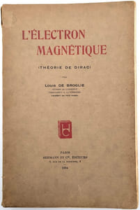 L'Électron Magnétique (Théorie de Dirac)
