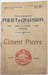 Ciment Pierre. POLIET & CHAUSSON (&Eacute;tablissements)