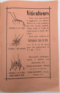 La Culture Superficielle et continue au Vignoble - Nos visites aux Vignes sans Charrues. DUPUY, A. ; SEMICHON, Lucien