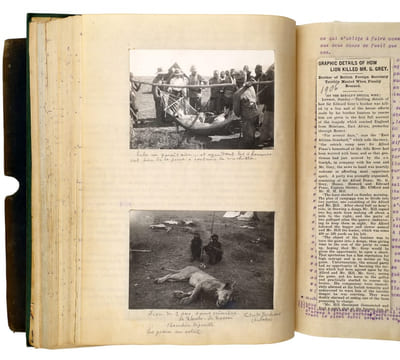 En Afrique Équatoriale [Chasse aux trophées en Afrique orientale britannique]. TAPUSCRIT | COCHIN, Suzanne (épouse DE LA MOTTE SAINT-PIERRE)