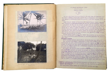 En Afrique Équatoriale [Chasse aux trophées en Afrique orientale britannique]. TAPUSCRIT | COCHIN, Suzanne (épouse DE LA MOTTE SAINT-PIERRE)