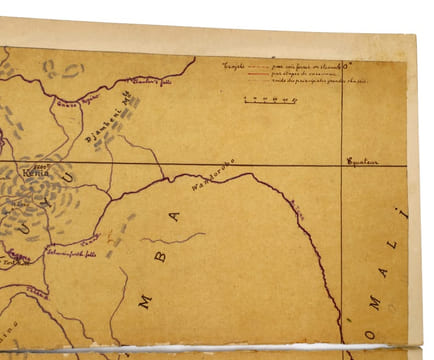 En Afrique Équatoriale [Chasse aux trophées en Afrique orientale britannique]. TAPUSCRIT | COCHIN, Suzanne (épouse DE LA MOTTE SAINT-PIERRE)