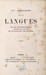 Du progre?s dans les langues par une direction nouvelle donne?e aux travaux des philologues et des acade?mies. BOISSI&Egrave;RE, Jean-Baptiste Prudence
