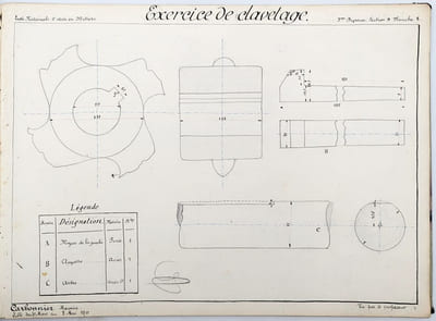 Carnet de Croquis - Année Scolaire 1910-11