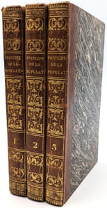 Essai sur le principe de population. Traduit de l'anglois par Pierre Prevost