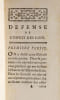 D&eacute;fense de l'Esprit des loix, &agrave; laquelle on a joint quelques &eacute;claircissemens. MONTESQUIEU, Charles-Louis Secondat de