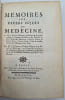 M&eacute;moires sur divers sujets de m&eacute;decine (...) Par M. Le Camus. [Suivi de] M&eacute;moire historique sur une maladie singuli&egrave;re de la veuve M&eacute;lin, dite la ...