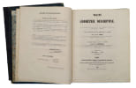 Trait&eacute; de g&eacute;om&eacute;trie descriptive, suivi de la m&eacute;thode des plans cot&eacute;s et de la th&eacute;orie des engrenages cylindriques et coniques. LEROY, ...