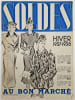 Soldes Hiver 1937-1938. BON MARCH&Eacute;, Au