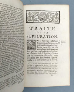 Traité de la suppuration