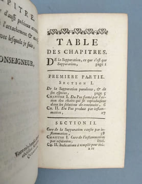 Traité de la suppuration. QUESNAY, François
