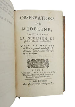 Observations sur la nature et sur le traitement de la rage... par M. Portal. [Relié avec] Observations de médecine, contenant la guérison de plusieurs ...