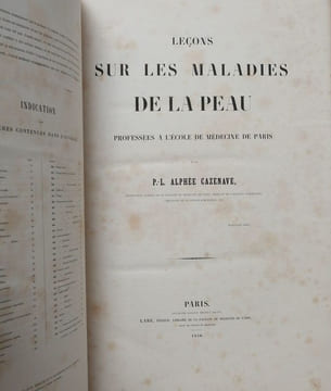 Leçons sur les maladies de la peau. CAZENAVE, P.-L. Alphée