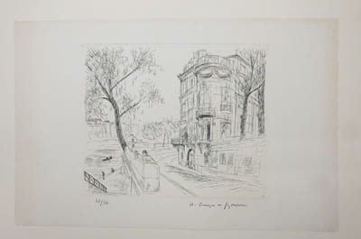 L'Hôtel Lambert : gravure