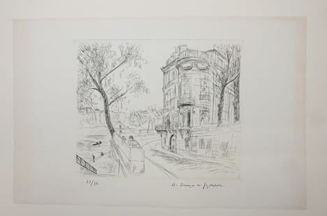 L'Hôtel Lambert : gravure. DUNOYER DE SEGONZAC, André