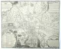 Quatri&egrave;me plan de la ville de Paris : gravure. ANVILLE, Jean-Baptiste Bourguignon d'; COQUART, Antoine