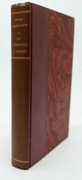 De l'instinct à l'esprit. Précis de psychologie analytique. BAUDOIN, Charles