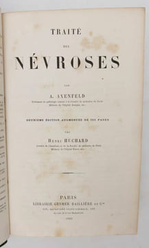 Traité des névroses. AXENFELD, Alexandre