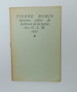 Huitième cahier de habitudes de la poésie