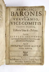 Historia vitae & mortis. Sive, titulus secundus in historia Naturali & experimentali ad condendam Philosophia