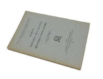 Eléments de théorie des Quanta de la mécanique ondulatoire