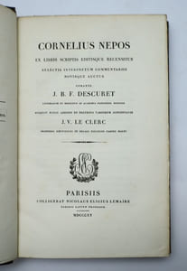 Cornelii Nepotis quae extant opera