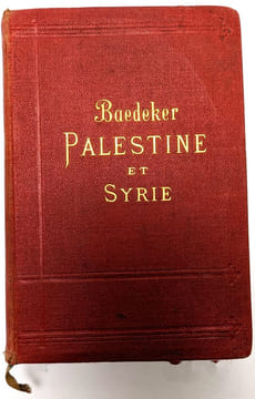 Palestine et Syrie, avec les routes principales à travers la Mésopotamie et la Babylonie. L'île de Chypre. BAEDEKER, Karl