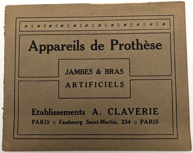 Appareils de Prothèses : Jambes et Bras artificiels