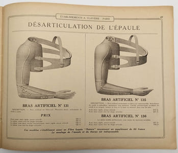 Appareils de Prothèses : Jambes et Bras artificiels