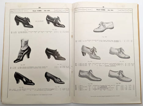 Catalogue des stocks. CHAUSSURES ROUSSET