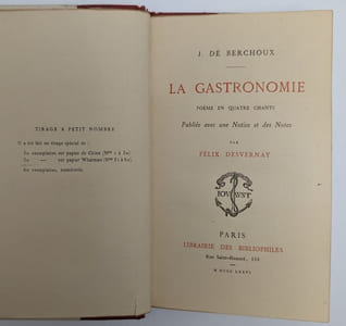 La gastronomie. Poème en quatre chants