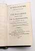 L'onanisme. Dissertation sur les maladies produites par la masturbation. Nouvelle édition considérablement augmentée. TISSOT, Samuel Auguste