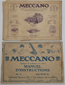 Lot de 2 volumes d'instructions