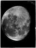 CLICHÉ DE LA LUNE - 13 août 1900. ANONYME