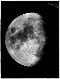 CLICHÉ DE LA LUNE - 17 avril 1902