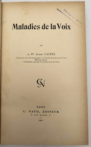 Maladies de la voix